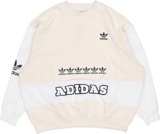 adidas (WMNS) adidas Originals Trefoil Logo Sweatshirts White H20451