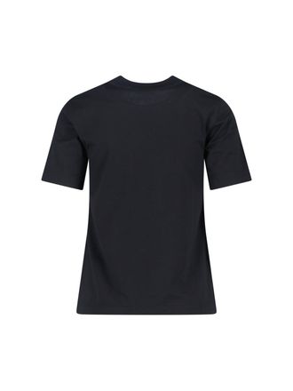 Burberry Womens T-Shirts And Polos Black Cotton