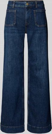 Christian Berg Wide Fit Jeans mit aufgesetzten Taschen in Dunkelblau, Gr&ouml;&szlig;e 46