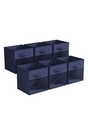 Sorbus 6-Pack Window Storage Cubes in Navy Blue at Nordstrom Rack