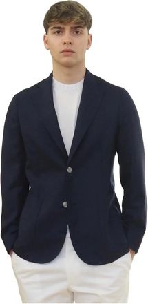 Barba Hombre, Chaquetas, Azul, Talla: M