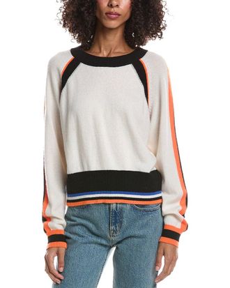 Brodie Railey Sporty Raglan Cashmere Sweater
