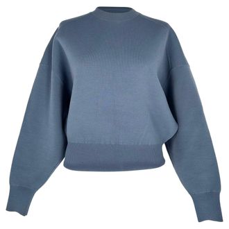 Acne Studios Knitted Sweater in Blue Polyester