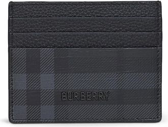 Burberry Portemonnees - Heren - Portefeuilles - Zwart - ONE Size - Katoen - Accessoires