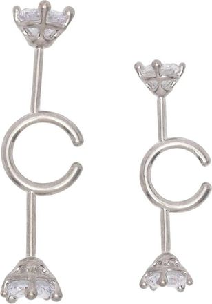 Panconesi Diamanti Spina Ear Cuffs - Accessories - Mujer - Gris - ONE SIZE