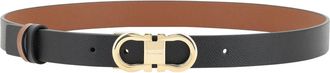 Ferragamo Womens Belt Calf Leather Black