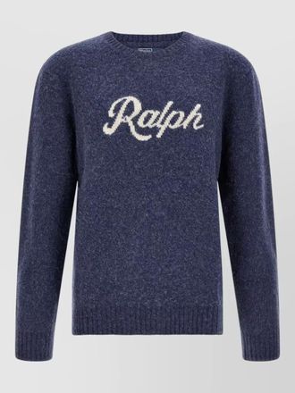 Polo Ralph Lauren cashmere wool logo-intarsia crew-neck jumper