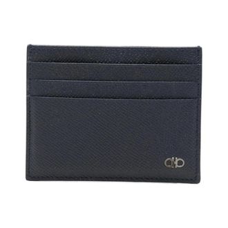 Ferragamo Gancini Cardholder - male - Ferragamo - Wallets & Cardholders - Blue - ONE SIZE - Accessories