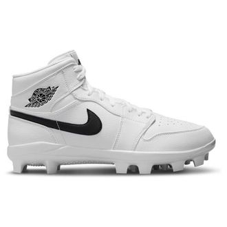 Nike Jordan Mens Retro 1 MCS - Baseball Shoes White/Black Size 10.0