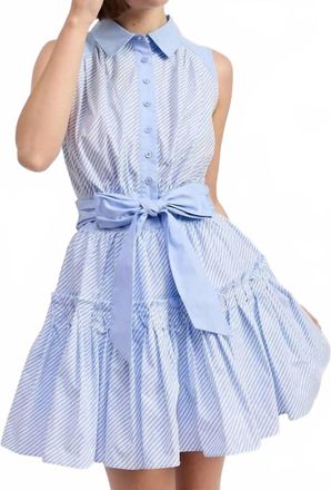 En Saison Christabel Mini Dress In Blue
