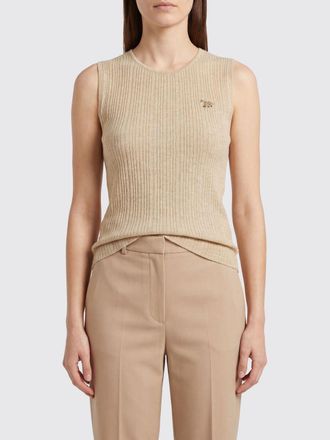 Maison Kitsun&eacute; Top in maglia di cotone