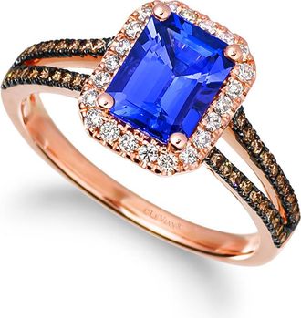 Le Vian Ladies Vivids Rings set in 14K Strawberry Gold