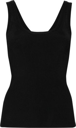 Zimmermann Halliday ribbed tank top - women - Viscose/Polyamide - 3 - Black