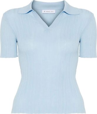 Manuel Ritz T-shirt a coste - Blu