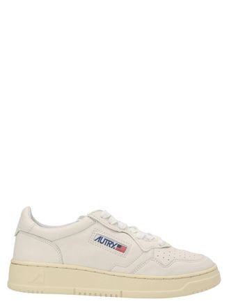 Autry White Lace Up Sneakers