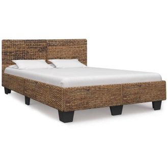 vidaXL Estructura De Cama De Rat&aacute;n Natural 140x200 Cm Vidaxl