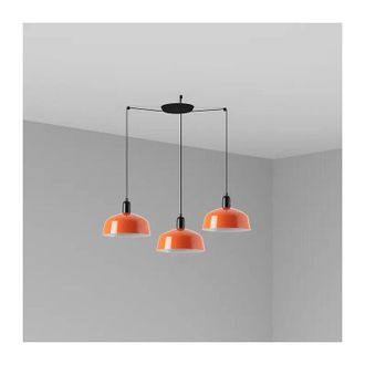 Faro Barcelona Tatawin M L&aacute;mpara Colgante Naranja Rojo 20340-148-3l