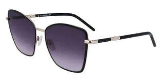 Longchamp LO167SN 009 Womens Sunglasses Black Size 58