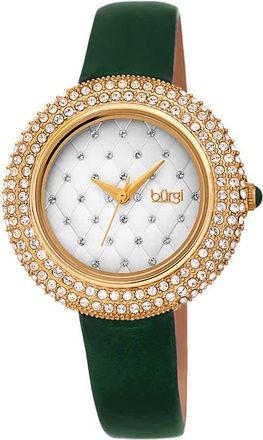 Bürgi Argyle Style Quartz White Dial Ladies Watch BUR207GN