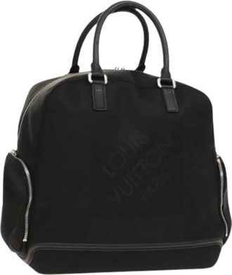 Louis Vuitton Pre-owned Weekend Bags, female, Black, Size: ONE SIZE Pre-owned Canvas Weekend Bag