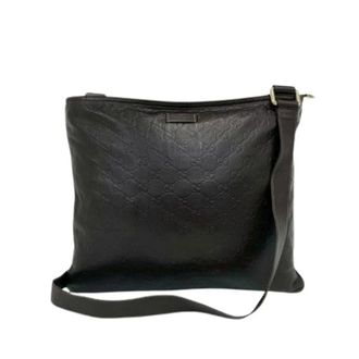 Gucci Pre-owned Pochette Schoudertas - Heren - Pre-owned - Zwart - Maat: ONE Size Leer