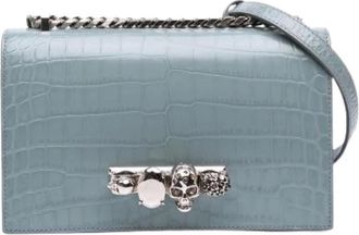 Alexander McQueen Pre-owned Cross Body Bags, female, Blue, Size: ONE SIZE Pre-owned Cross Body Bag