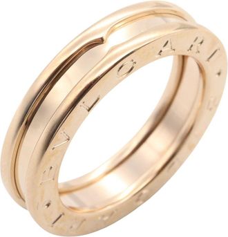 Bulgari Gold Pink Gold (18K) Band Ring (Pre-Owned)
