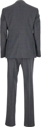 Emporio Armani Mens Suit Slim Fit Black Suits