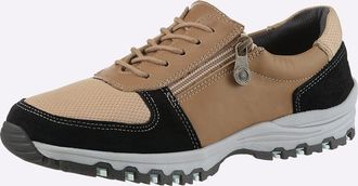 Casual Looks Schn&uuml;rschuh CASUAL LOOKS, Damen, Gr. 36, vanille, Glattleder, Mesh, Schuhe Schn&uuml;rschuh