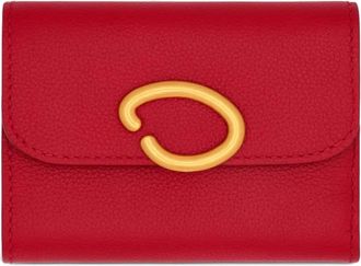 Oscar De La Renta Portemonnee met O-detail - Rood