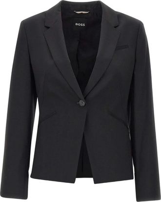 BOSS Blazer in lana - Nero