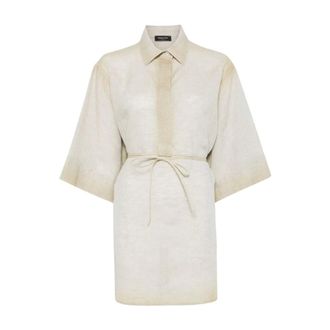 Fabiana Filippi Mujer, Vestidos, Beige, Talla: S