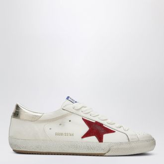 Golden Goose Super-Star Sneakers white/red/platinum