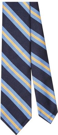 Robert Talbott Newman 7-Fold Signature Repp Silk Necktie in Navy Multi at Nordstrom