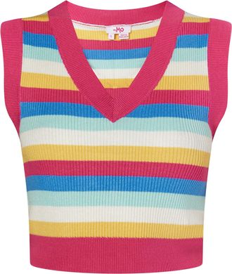 Mymo gebreide trui Dames Roze Veelkleurig