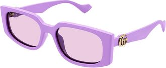 Gucci GG1534S 004 Womens Sunglasses Purple Size 55