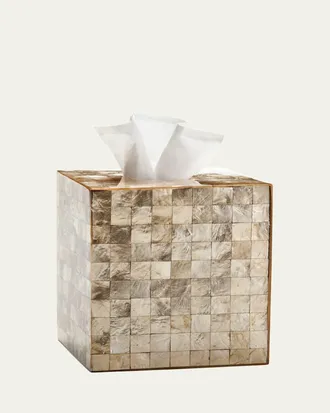 Labrazel Capiz Champagne Tissue Box Cover
