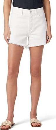 Joe's The Jessie Relaxed Shorts w/ Fray Hem Womens Shorts White : 25, Cotton/Denim/Elastane