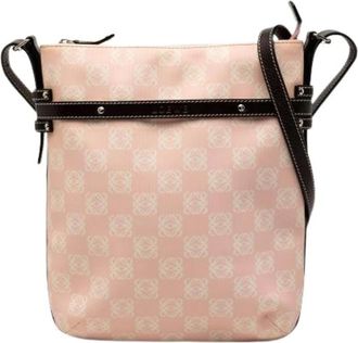 Loewe Pre-owned Cross Body Bags, female, Pink, Size: ONE SIZE Pre-owned Crossbody Bag