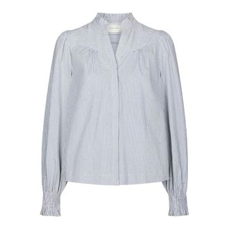Neo Noir Blouses - Dames - Blouses - Blauw - L - Overhemden