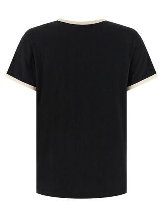 Moncler Flocked Logo T-shirt - Black