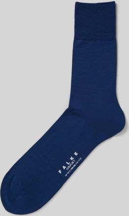 Falke Socken mit geripptem Abschluss in Dunkelblau, Größe 39/40