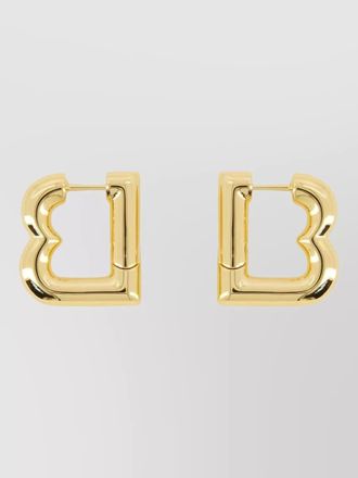 Balenciaga metal earrings