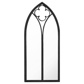 Berkfield Home Mirror Black 70x30 cm Iron for Indoor Use