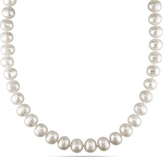 Delmar 10-11mm Baroque Freshwater Pearl Necklace in White at Nordstrom Rack