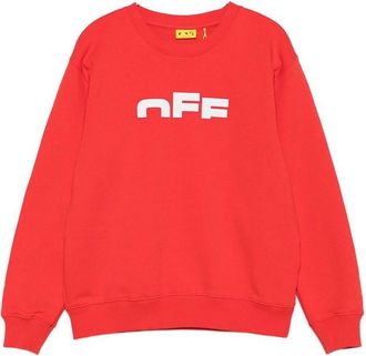 Off-white Crew Neck Sweatshirt With Print