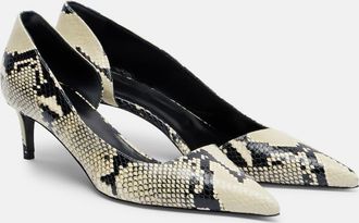 Khaite Jett DOrsay 45 leather pumps