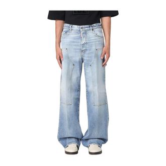 Dsquared2 Vaqueros de corte recto - Jeans - Hombre - Azul - XS