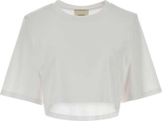 Isabel Marant Isabel Marant T Shirt Zaely Oversize In Cotone Bianco