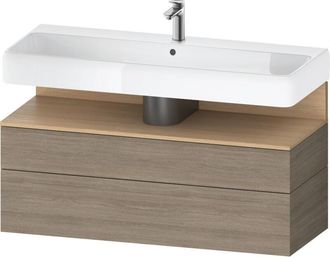 Duravit Qatego Mueble Bajo Lavabo, 1 Extra&iacute;ble Y 1 Caj&oacute;n, - Duravit